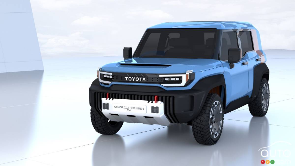 Toyota’s Compact Cruiser EV Concept Looks Like a Baby Electric Land Cruiser
